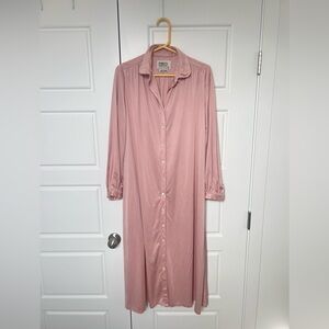 Vintage Ports International button down lounge dress